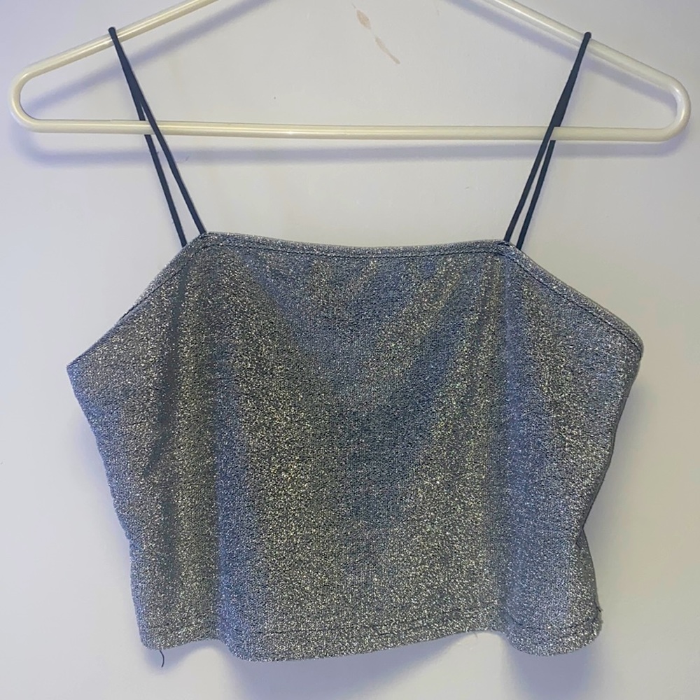 Glitter Crop Top